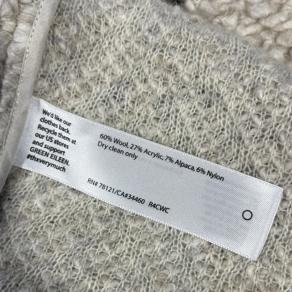 Eileen Fisher Women's Soft ivory  Cardigan medium - Picture 8 of 8